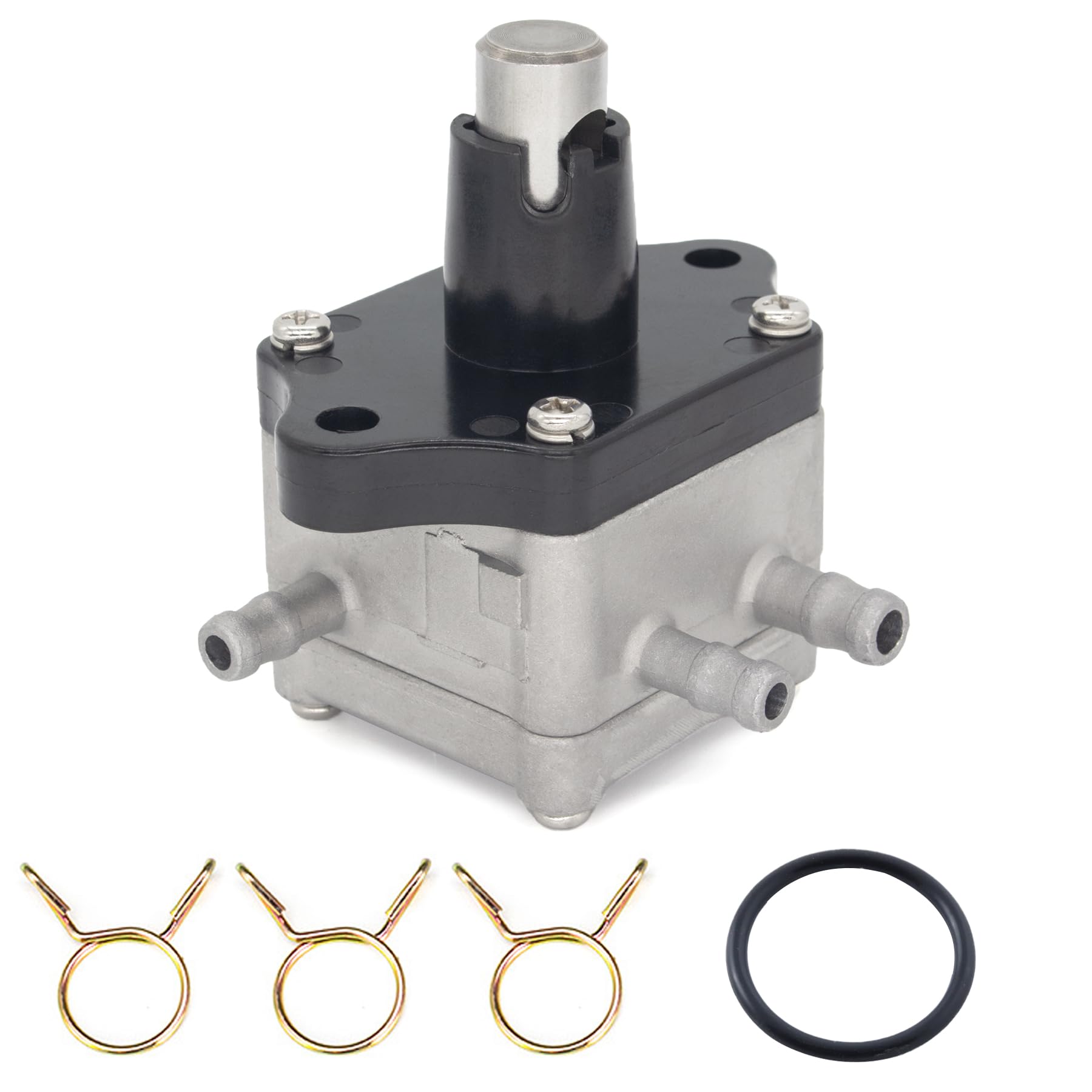 QuickMarine 16700ZV5003 Fuel Pump with Clips and O-Ring for Honda Marine 25-90 HP Outboard Boat Motors replaces 16700-ZV5-003 16700-ZW1-004