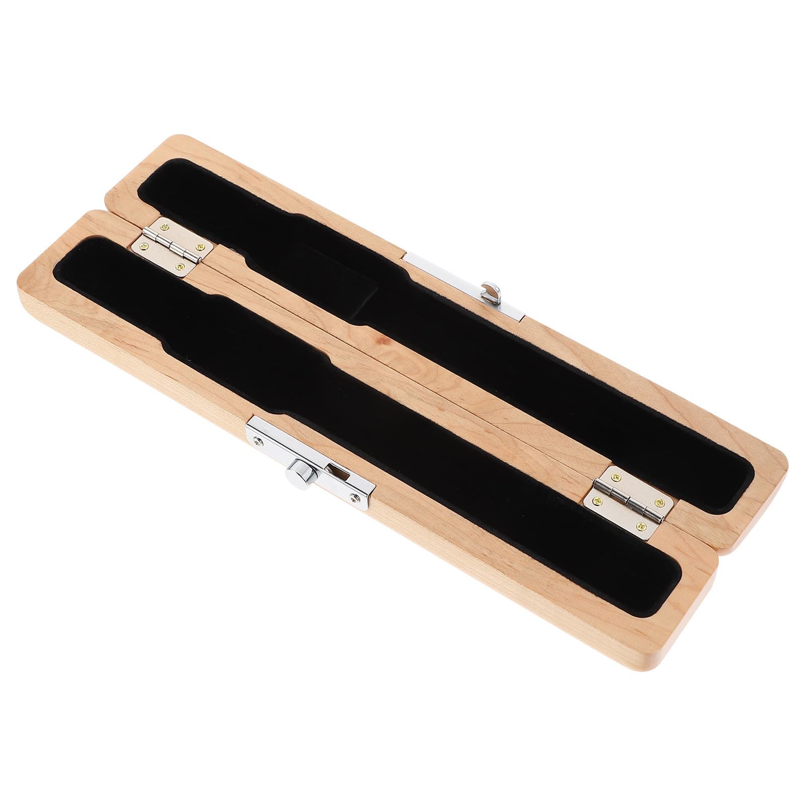 Toddmomy Estuche de Madera Natural Caja de Almacenamiento Portátil y Protector Resistente para Cabeza de Flauta Soporte Compacto para Accesorios de Flauta para Instrumentos de Viento
