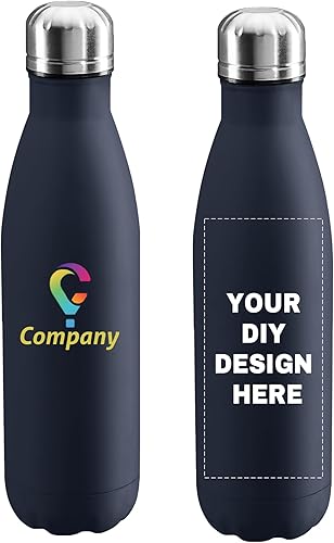 Miniatura 8 de Botellas de agua personalizadas personalizadas de acero inoxidable de 17 onzas con aislamiento de doble pared a prueba de fugas para deportes al
