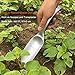 Bend-Proof Garden Trowel Tools with Sharp Edge, Rust Proof Small Gardening Hand Shovel, One-Piece Aluminum Transplanter with Grading Mark, Lightweight Comfortable Ergonomic Handle
