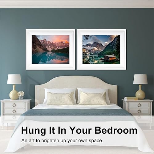 Miniatura 9 de BAISITE BSTDPK811-812 - Kits de arte de diamantes para adultos principiantes, paquete de 2 pinturas redondas 5D con diamantes, punto de cruz,