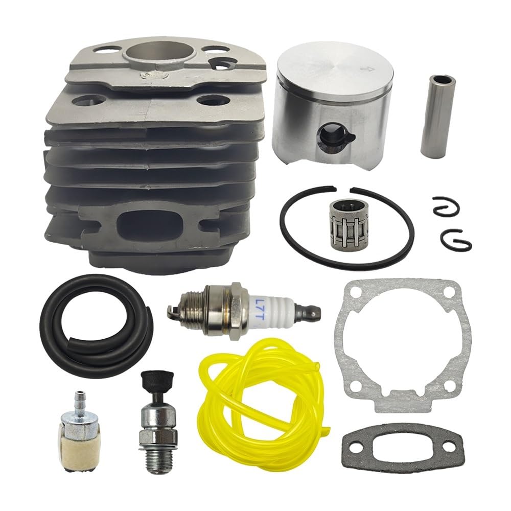 Kit de piston cylindre 45 mm pour tronçonneuse 50 51 55 avec joint filtre conduite 503609171