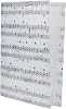 Music Sheet File Paper Storage Folder Documents Holder Blank Sheet Files Plastic A4 Size 40 Pockets Music Sheet White