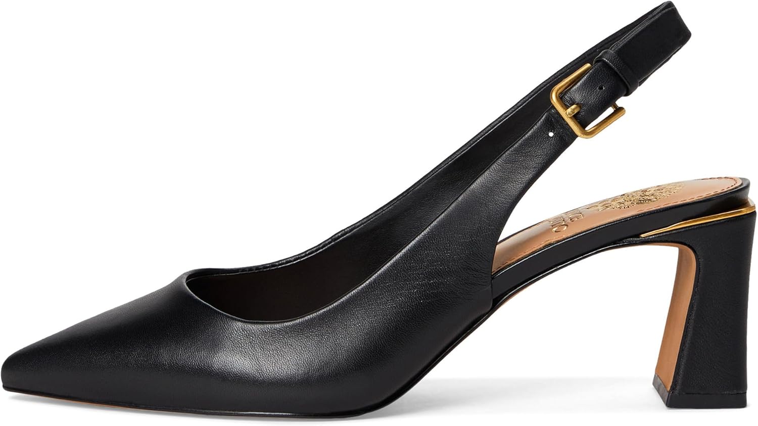 Vince Camuto Womens Hamden Buckle Slingback Pump - Image 4