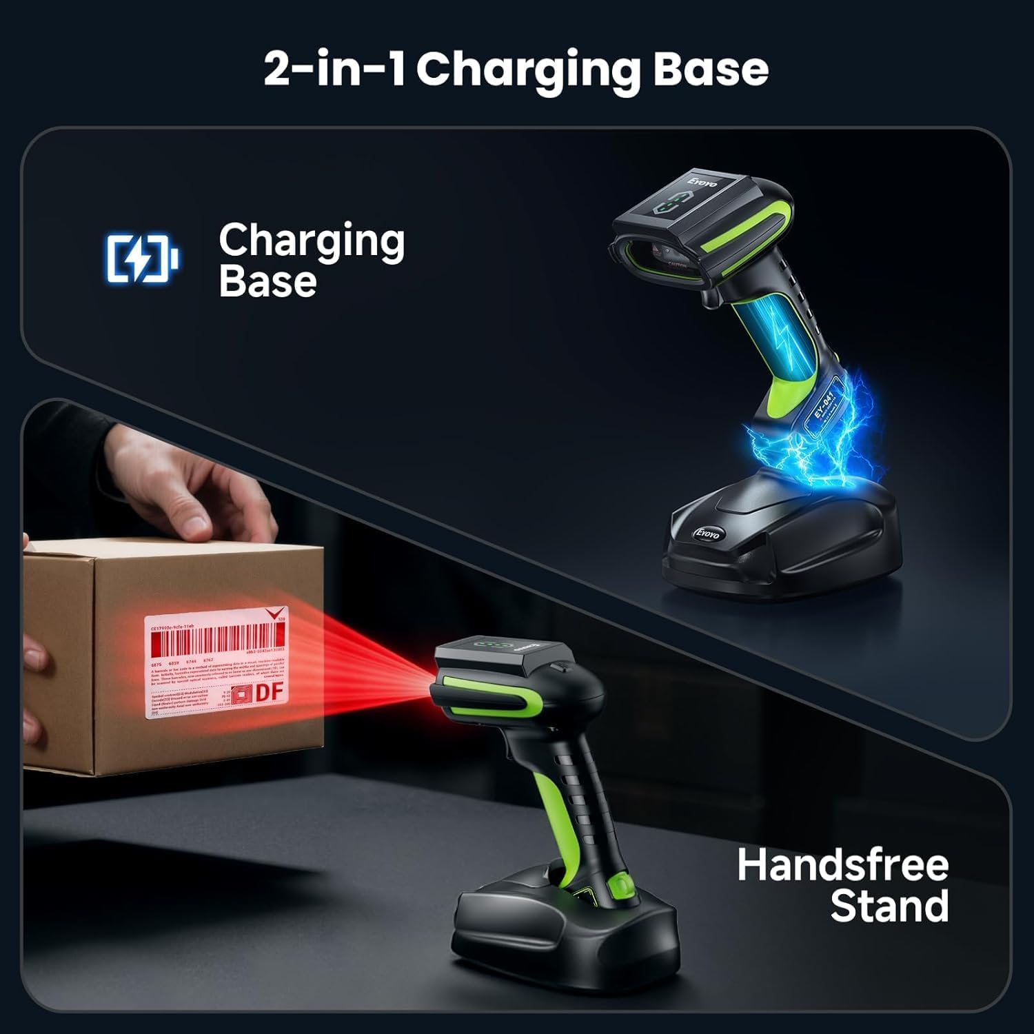 Eyoyo 3-in-1 Bluetooth 2D QR Industrial Wireless Handheld Barcode Scanner 8 61rtC4Y9RWL. AC SL1500