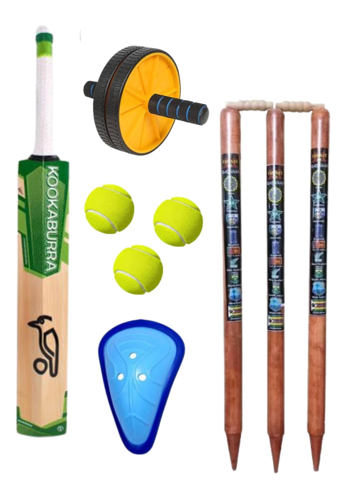 VINOX Kookabura Ultimate Cricket and Fitness Combo Set: Power-Packed Cricket Kit with Bat, Balls, Protective Gear, and Workout Essentials (3) (B0CGHLYLLW) Amazon Price History, Amazon Price Tracker