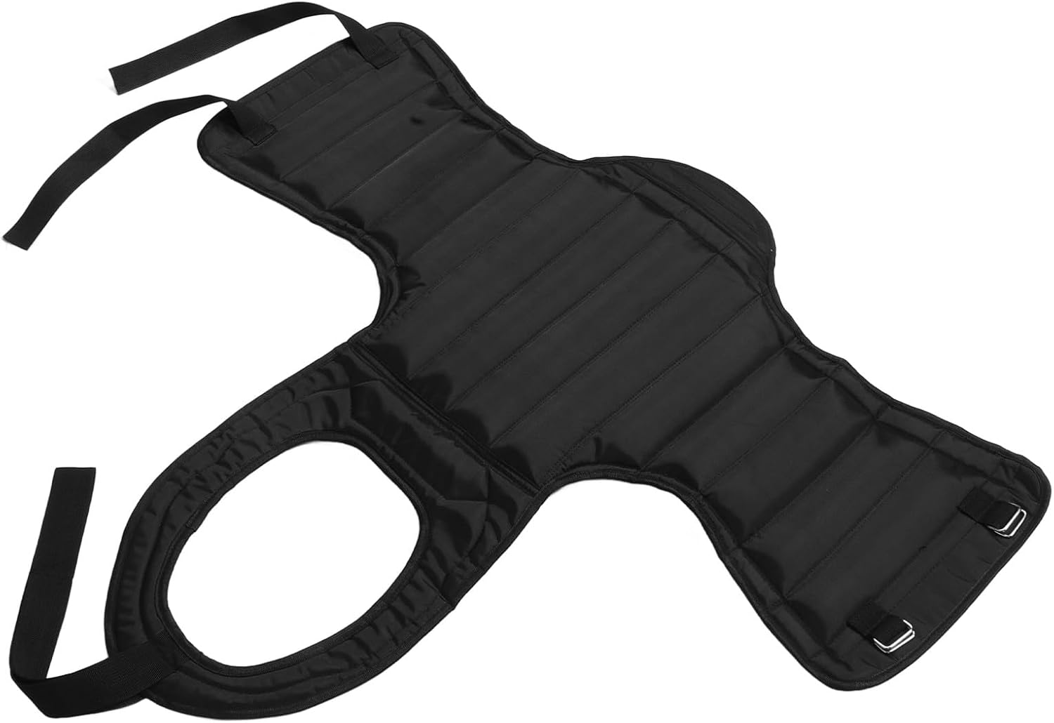 Boxing Chest Guard Black Adult Size Chest Protection Guard for Martial Training and Shock Absorption