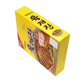 Korean Spicy Soup Yukgaejang , Dried Instant Block Soup (3 Pack, Yukgaejang)