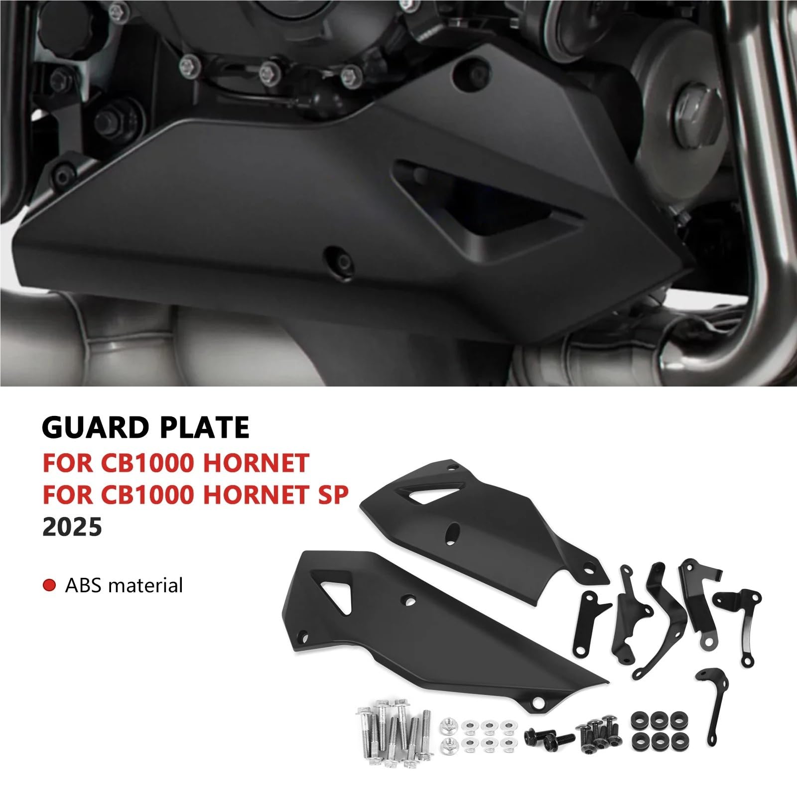 Compatible con CB1000 Hornet 2025 CB 1000 SP, Placa Protectora de chasis Motocicleta, Motor Deflector Aire Moto Carenado Deflector de Viento