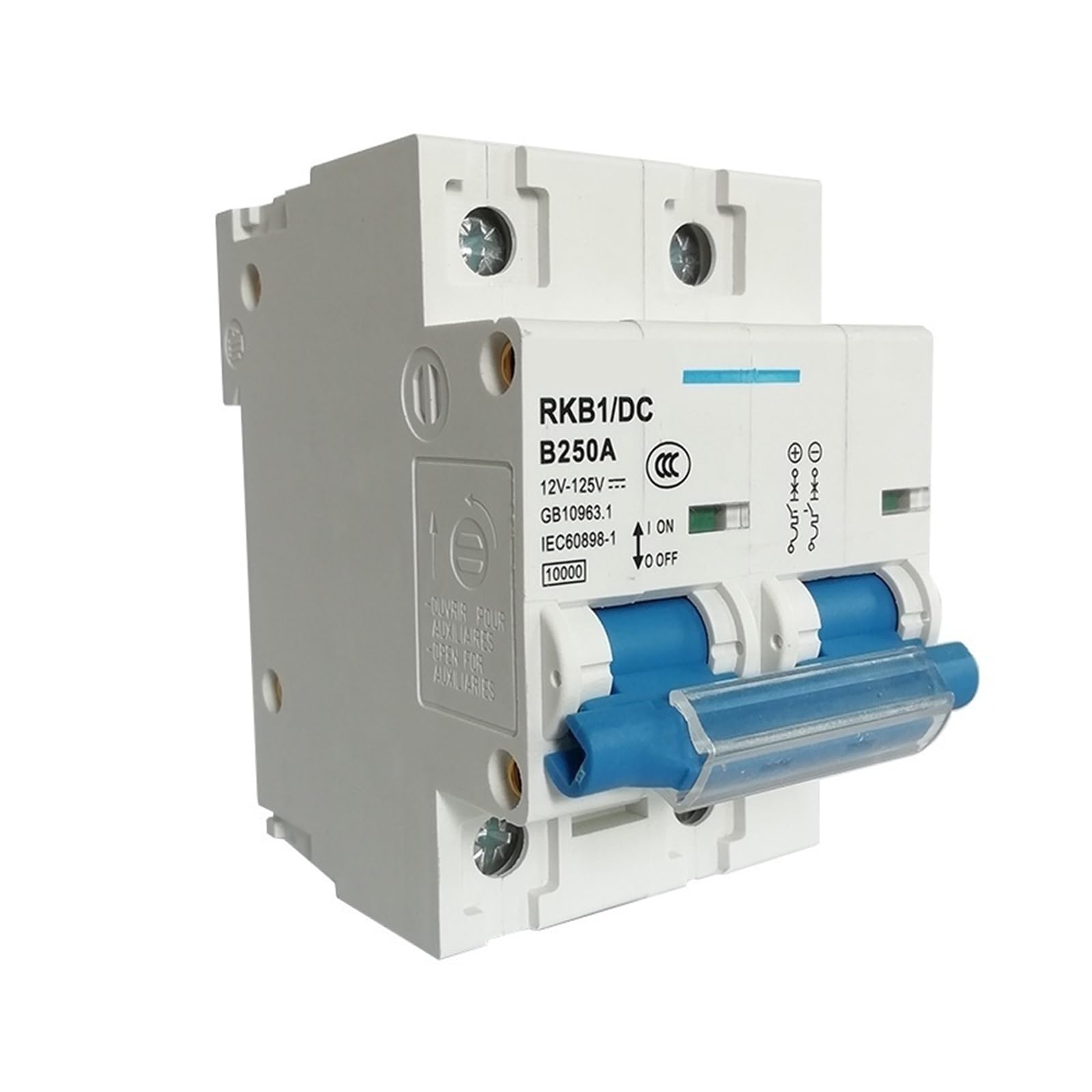 Wyłącznik 1P 2P DC 12 V 24 V 36 V 48 V 60 V 72 V 96 V 120 V ogniwa słoneczne akumulator RV pusty przełącznik 100 A 125 A 150 A 200 A 250 A (1P, 250A)