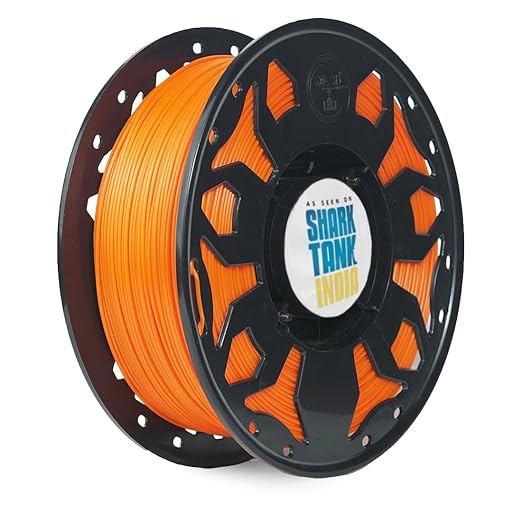 WOL3D PLA PRO+ Orange Color 1kg Filament - 1.75mm Enhanced Strong PLA Plus with ±0.02mm Tolerance 3D Smooth Printing Machine, Low Warp for FDM 3D Printers, Models, Prototypes & Educational Projects