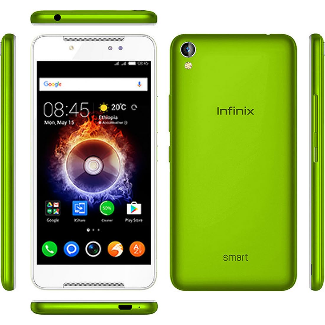 EmBed Matte Fiber Display Guard for Infinix Smart - Unbreakable, Ultra-Thin, Lightweight Matte Finish Screen Protector with Easy Installation Kit