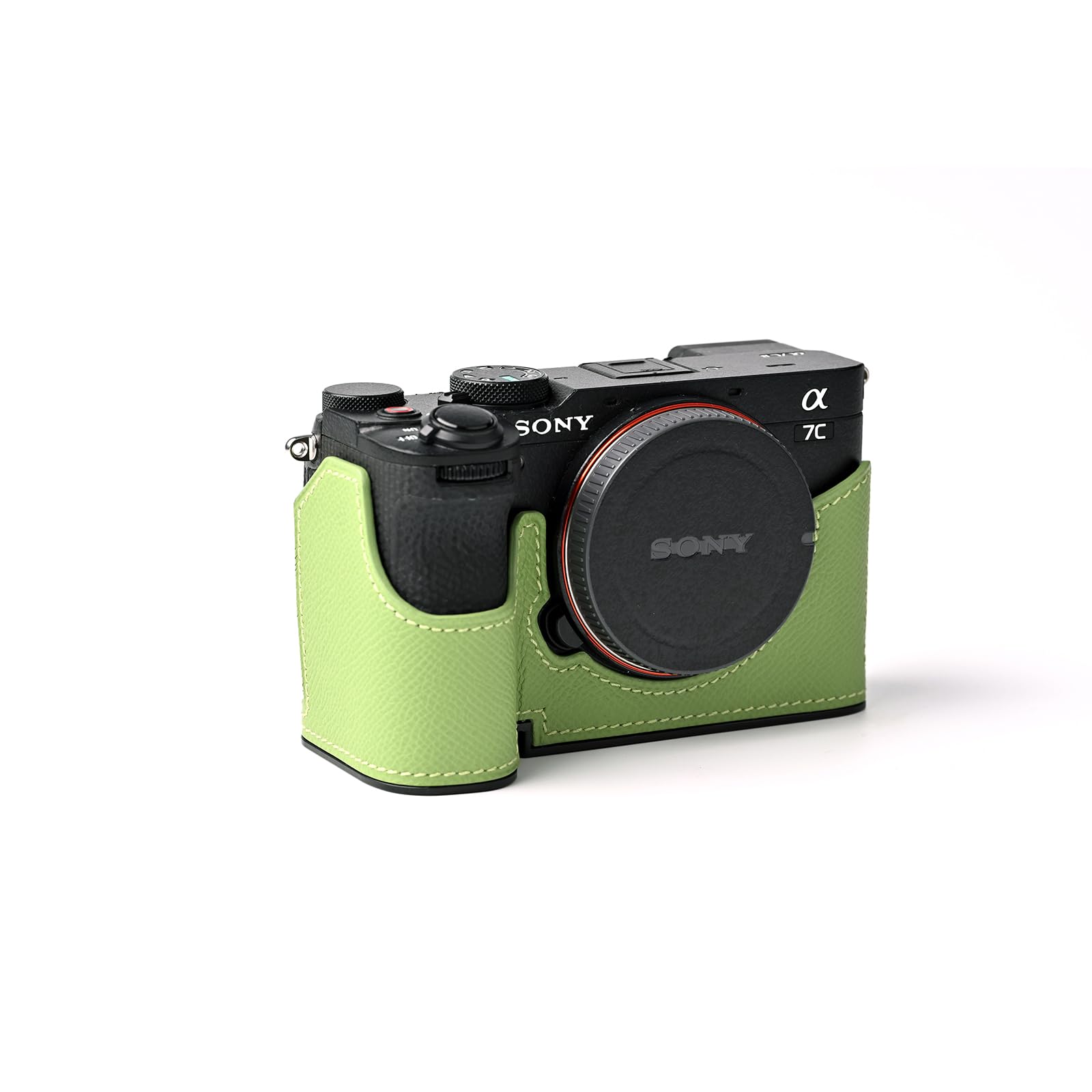 Amazon | ハンドメイド本革カメラハーフケース Sony A7CII A7CR A7C2