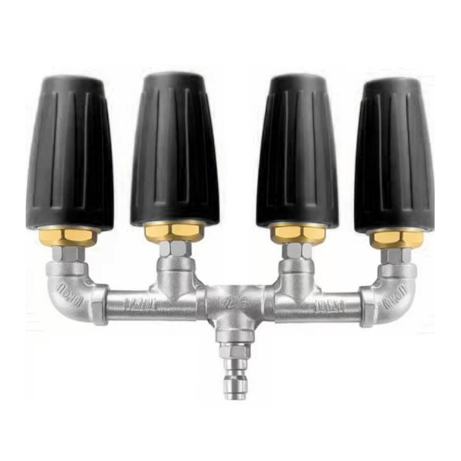 Zxfdsfdbnm Black Easy Installation 4Way Nozzle Rotating Garden Sprayer 4000Psi Perfect For Home Garden And Professional Cleaning Tasks Rotating Sprinkler