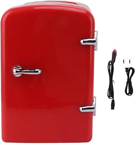 Miniatura 6 de Maquillaje cosmético Mini refrigerador mini refrigerador de belleza ABS plástico para dormitorio (enchufe de EE. UU.)