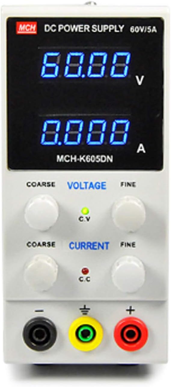 Variable Power Supply, Portable Power Supply MCH-K605DN 60V 5A Adjustable DC Stabilized Switching Power Supply,Stable Output(220V)