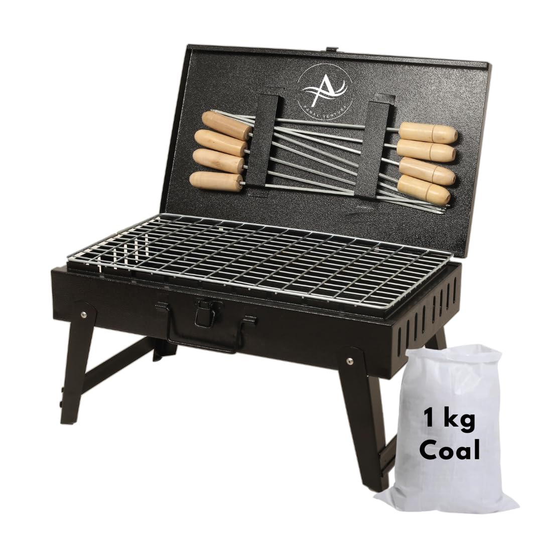 PV Portable Barbeque Grill Set, Tandoori Grill for Home, Barbeque Grill