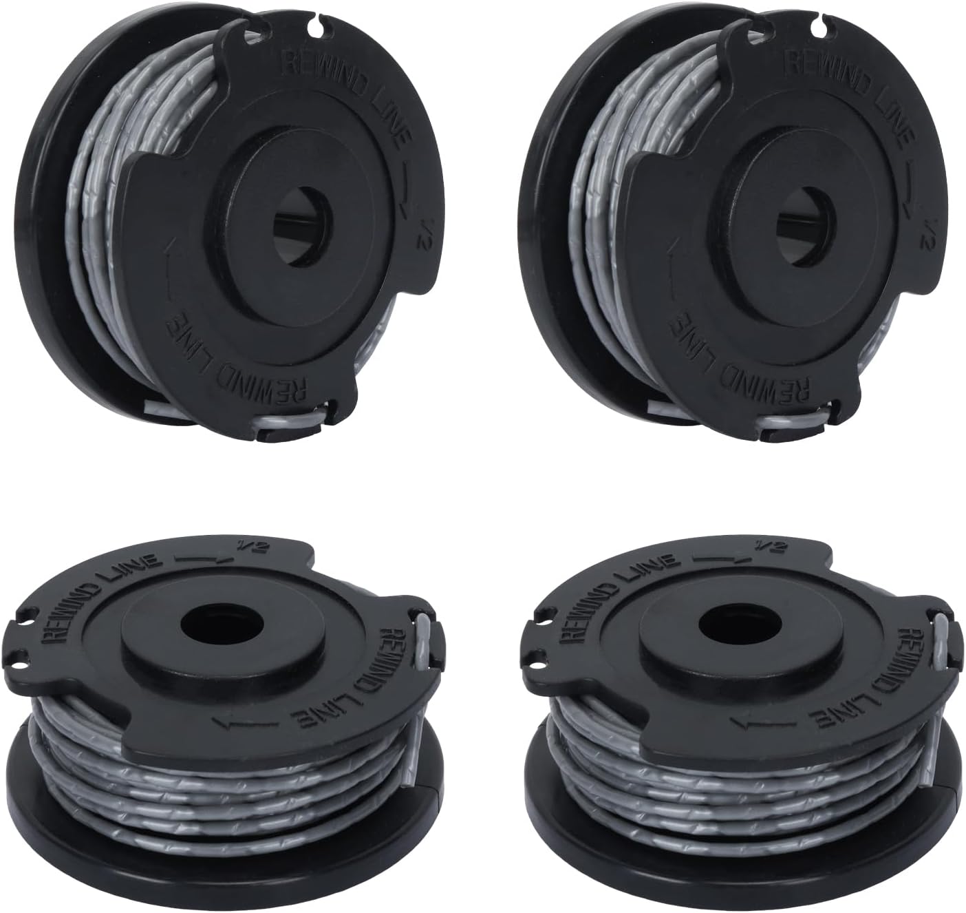 YODUEA 4Pcs Strimmer Wire Replacement Nylon Strimmer Cord Strimmer