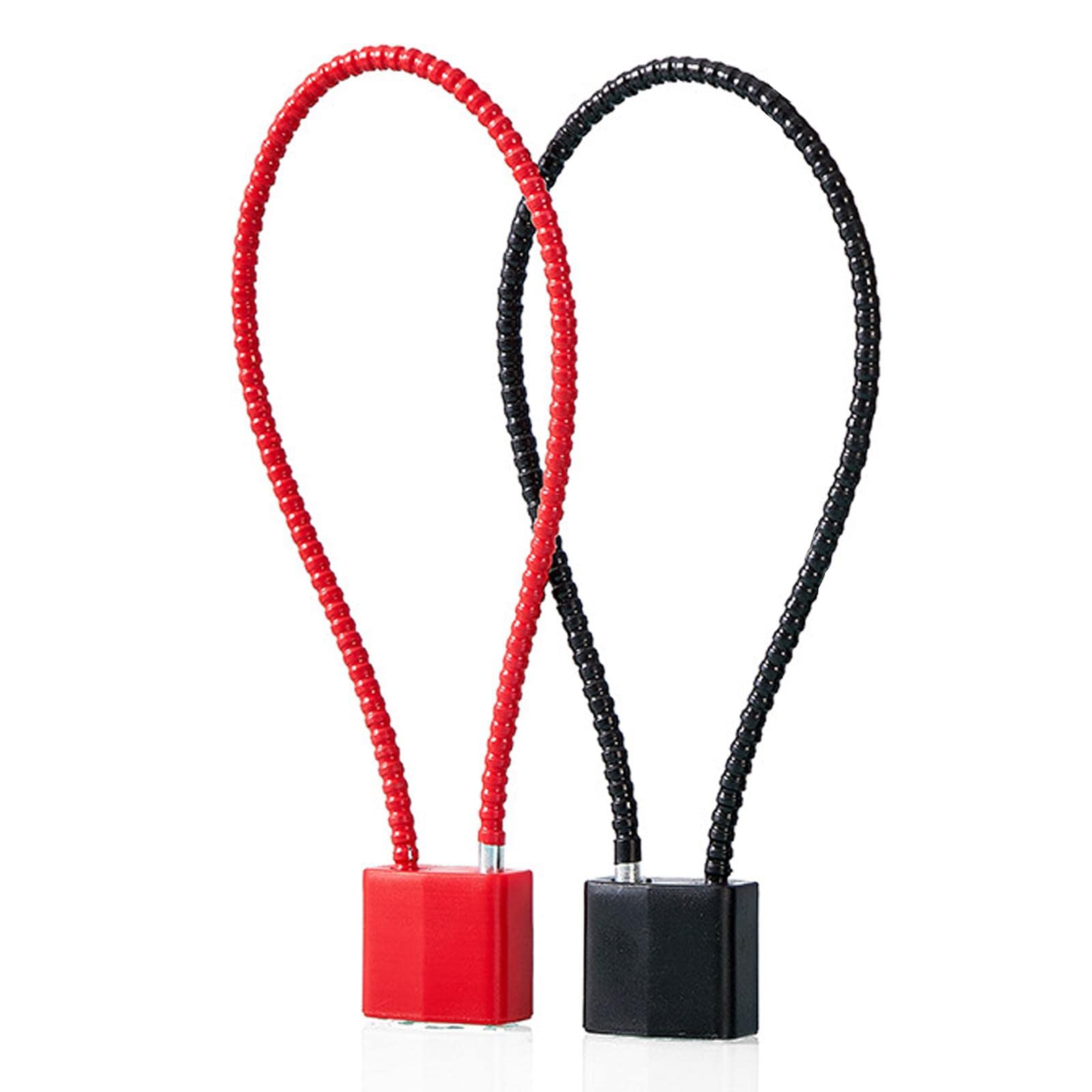 Juego de 10 cerraduras de combinación de 3 dígitos, antioxidante, impermeable, para maleta, armario, equipaje, negro, 3,3 x 3,2 x 2 cm