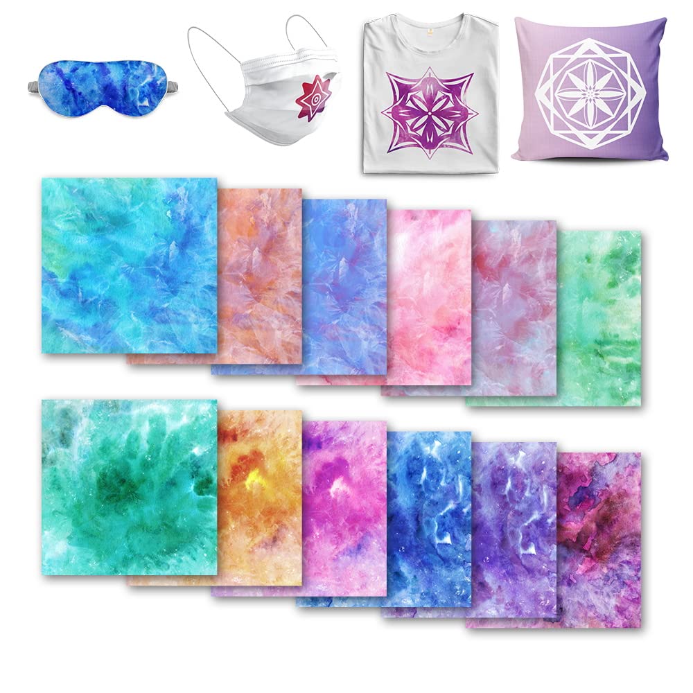 Lucky Goddness Waterclor Transfer Ink Sheets,26pcs