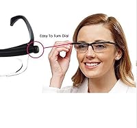 LJFYXZ Állítható Dioptriás Szemüveg -6D és +3D Között - HD Fáradtságcsökkentő Lencsék Férfiaknak és Nőknek - Kézi Fókuszállítással Olvasásho 3