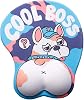 Puppy Dog 3D Mouse Pad Big Butt Pet Mouse Mat with Wrist Rest French Bulldog