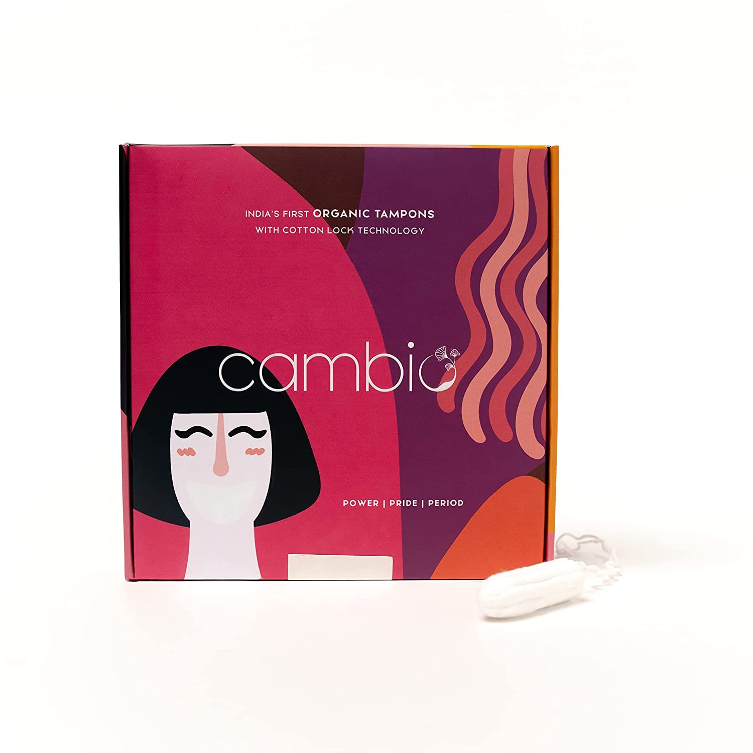 Cambio Tampons for Periods 100% Organic Cotton - Combo(Regular-18 & Super-18) | Ultra Soft & Highly Absorbent | Rash & Irritation Free Protection, Skin Friendly, FDA Approved | Dermatologically Tested