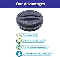 Vista 6 de RFA-67 RFA-67D-11 6V Batería de repuesto de larga duración y alta capacidad compatible con collares electrónicos PetSafe, paquete de 6