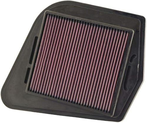 Miniatura 1 de K&N Filtro de aire del motor Aumente la potencia y la aceleración, lavable, Premium, Filtro de aire de repuesto para automóvil compatible con