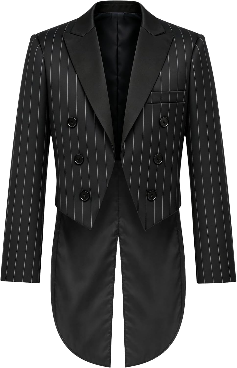CHICTRY Suit Blazer Striped Blazer Boy Suit Notch Lapel