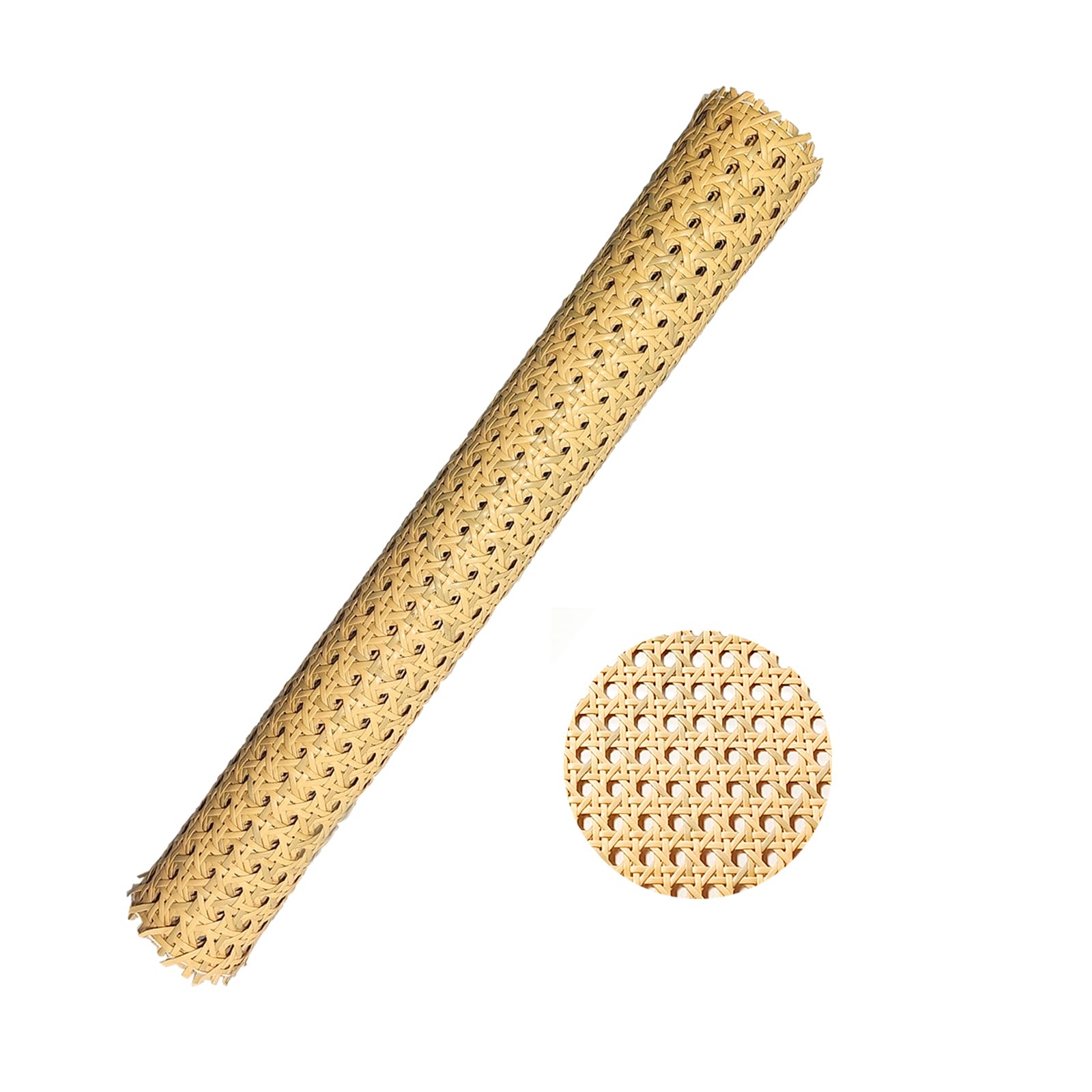 Cane Webbing,3.3ft x 20inch PE Rattan Cane Webbing Roll for Caning Projects Star Anise Wide Rattan Sheet for DIY Crafts,Furniture, Cabinet, Ceiling, Chair