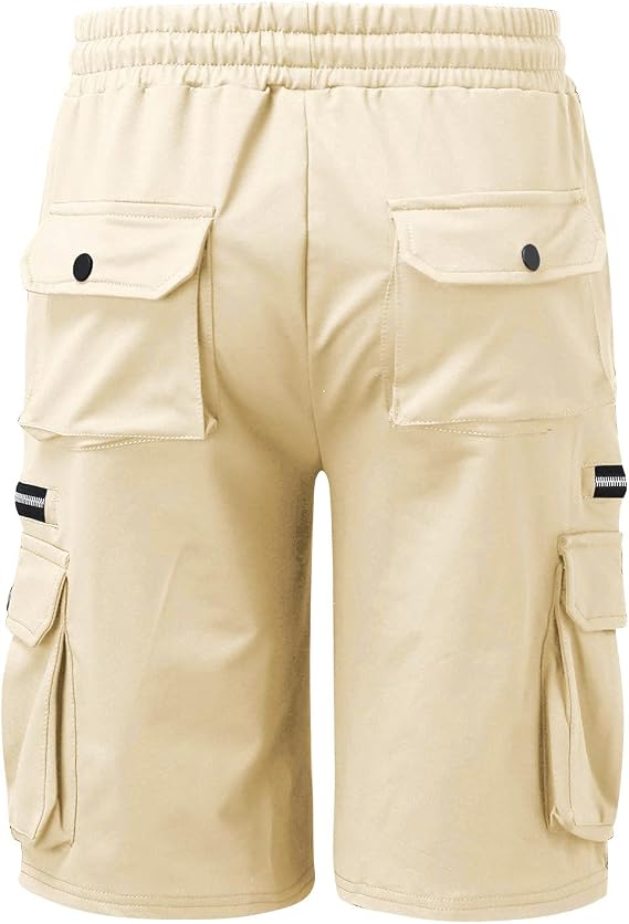 NNGOTD Multi-Pocket Cotton Pants Summer Zipper Casual Overalls Men's Five-Point Men's Pants Rave Mens Shorts Lightweight Chinos for Men UK Sports Shorts Mens Slacks Slim Fit Dress Pants