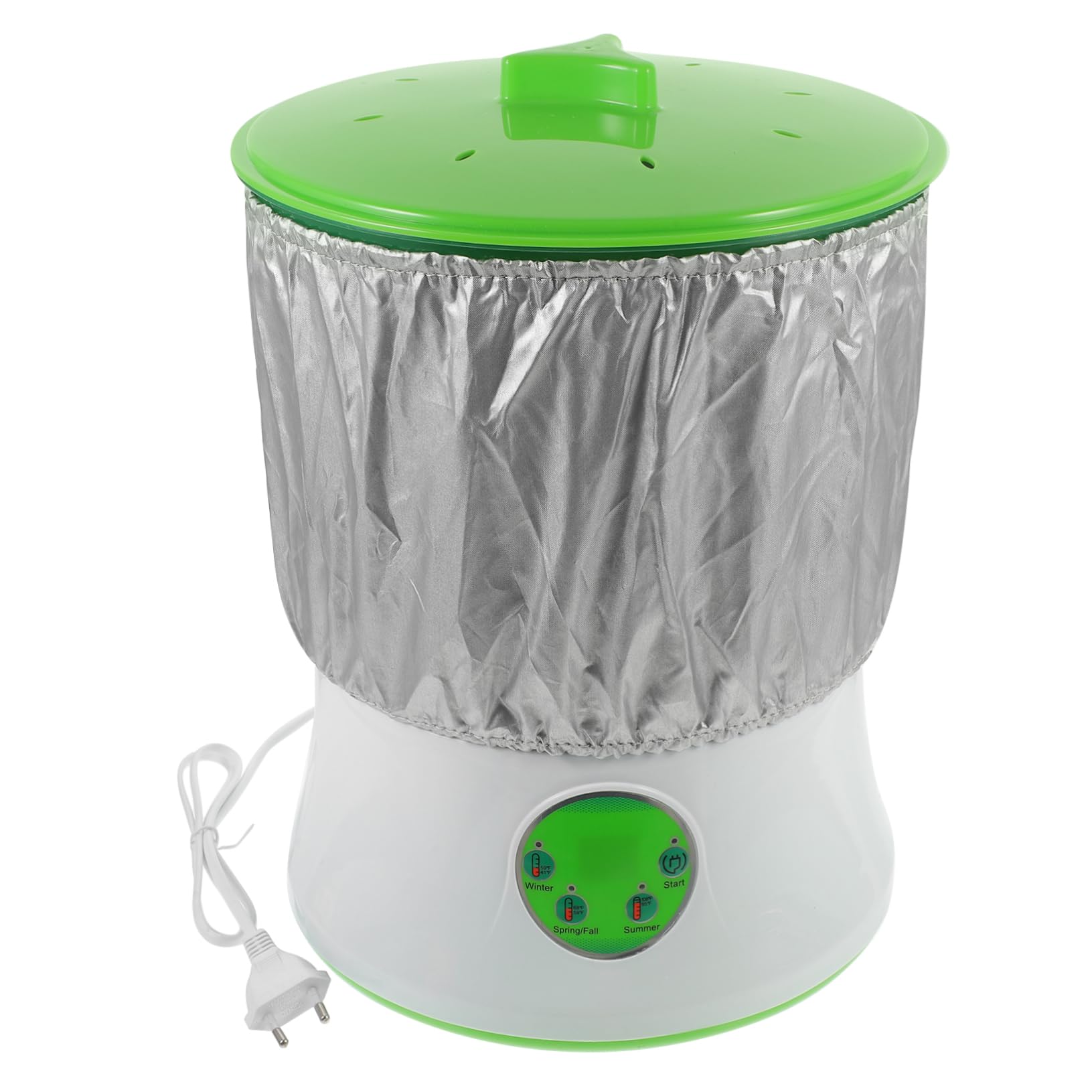 Toddmomy Machine à Germer Haricots Électrique Double Couche Système de Circulation Automatique et Pompe à Eau