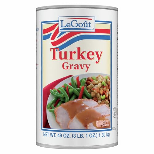 LeGoût Turkey Gravy Cans, 49 Oz, 12 Pack