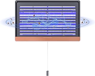 Nicehedtop Lampe Anti Moustique Electrique Interieur, Tueur Moustiques Insecte LED UV, Tué Mouches Électrique Non Toxique, Efficace Bleue Ultraviolet Grille Utilisation Maison et Commercial