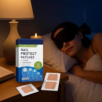 72 Patches Nail Repair Extra Strength Toenail Fungus Treatment with Natural Tea Tree Oil Formula -– Safe, Breathable & Comfortable for Overnight