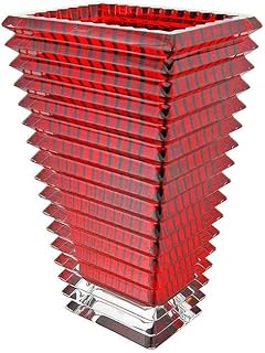 Baccarat Eye Rot Hoch Vase Eckig, 2802302