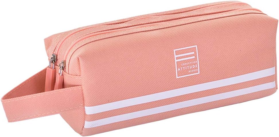 猫仙人 筆箱 ペンケース ペンホルダー 小物入れ 鉛筆入れ ペンポーチ 入学 ファスナー付き ピンク 大容量 Sale 93 Off キャンバス ズック 文房具