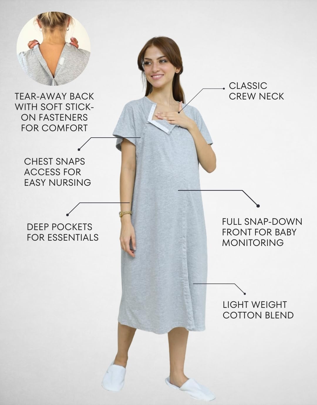 Inspired Comforts Labor & Delivery Gowns