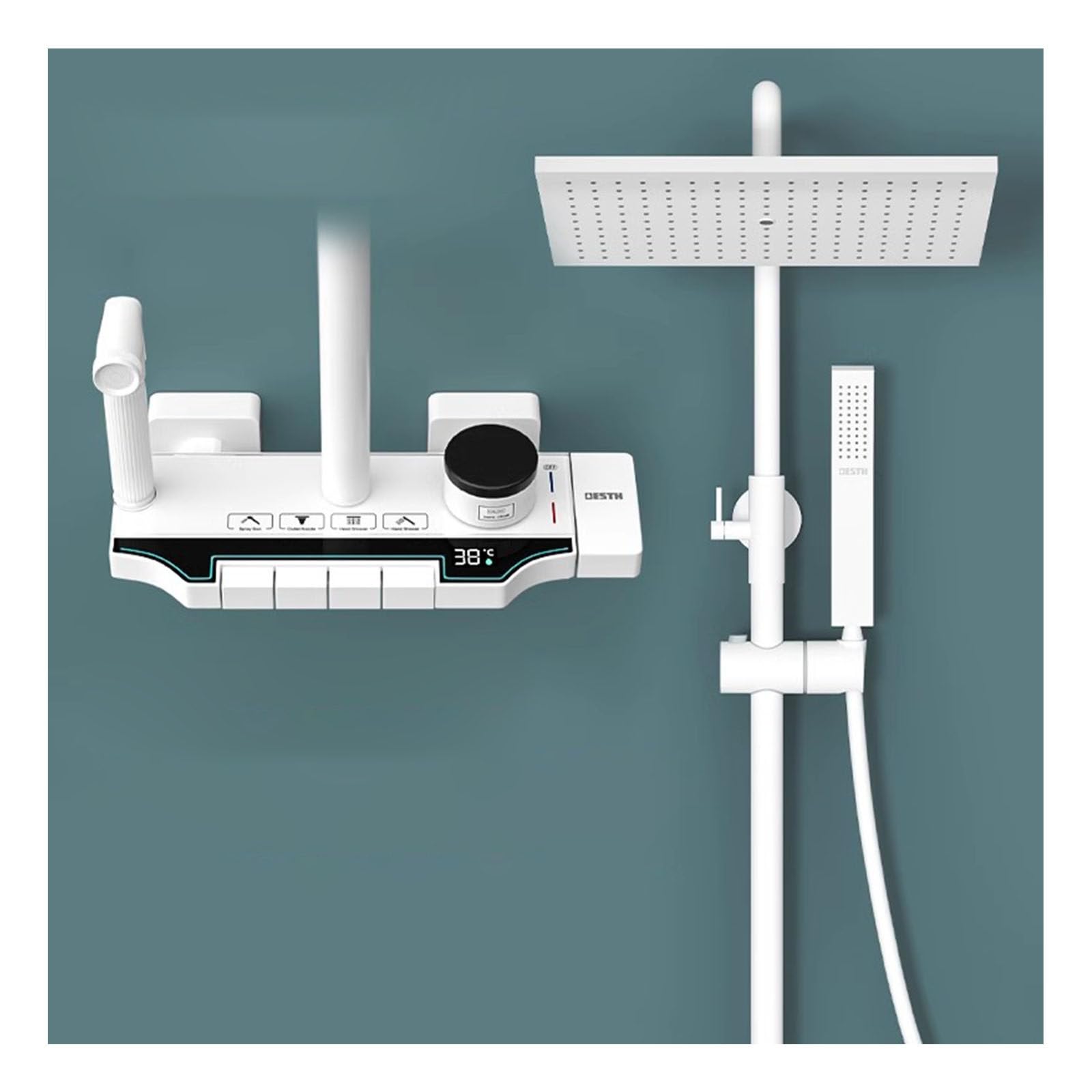 Ensemble de douche à main haute pression pour remédier au manque de débit