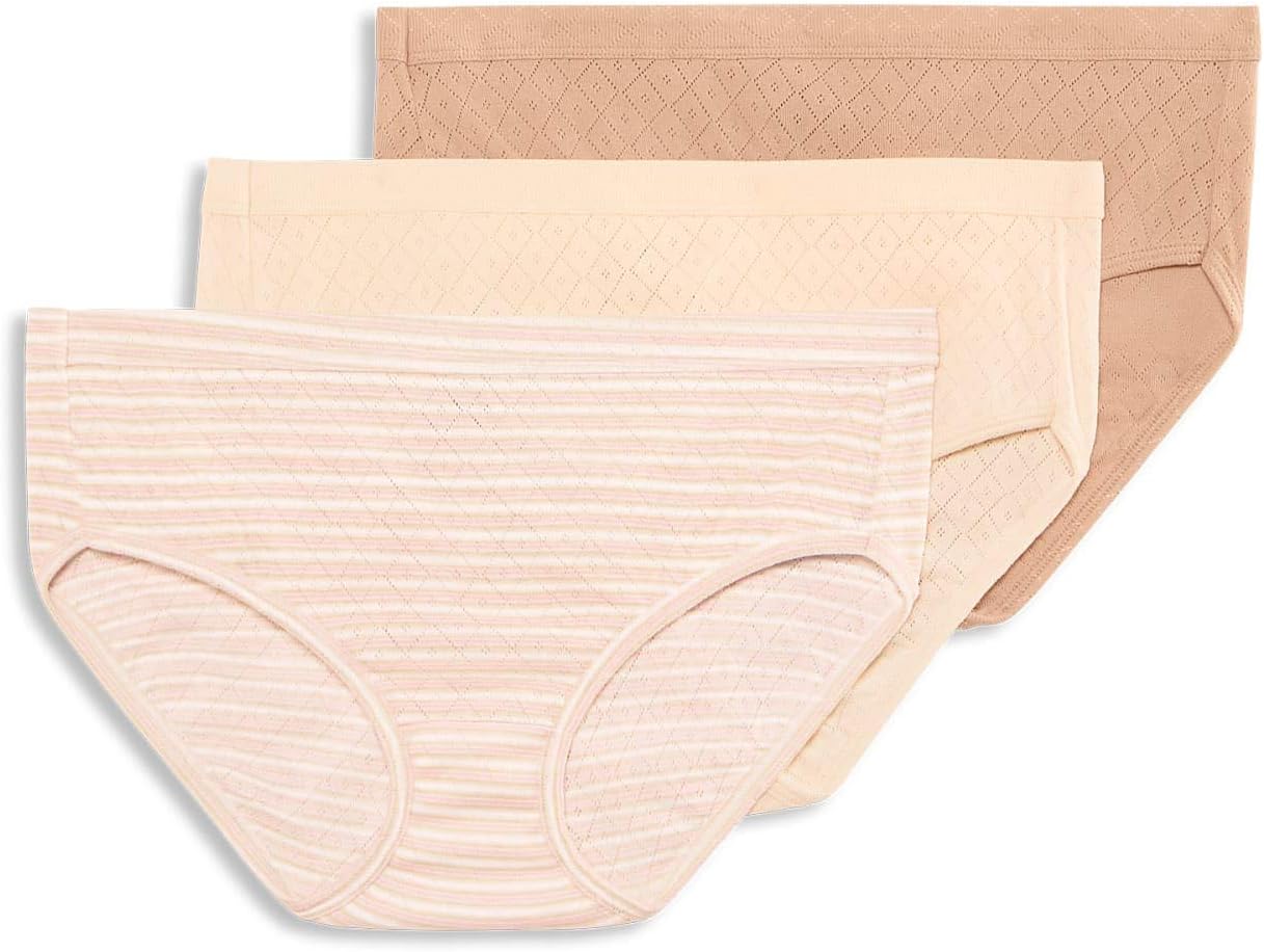 Women's Underwear 100% Cotton Elance Breathe Brief - 3 Pack