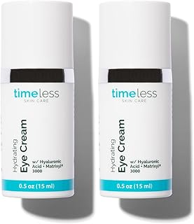 Timeless Skin Care Hydrating Eye Cream - Skin Care Cream for Eyes with Hyaluronic Acid - Hydrating Beauty Product for Pers...