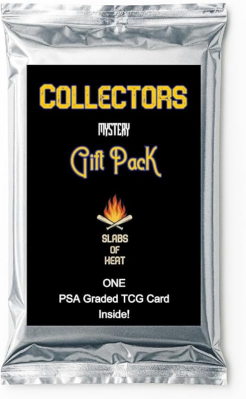 Collector's Gift Pack│ONE PSA 10 Gem Mint or 9 Mint Graded TCG Card (Compatible with Pokemon)│Curated Selection