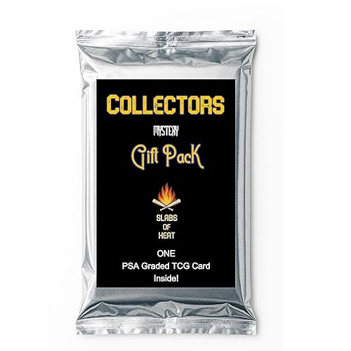 Slabs of Heat Collector's Mystery Gift Pack│ONE PSA 10 Gem Mint or 9 Mint Graded TCG Card │Ideal Gift for Collectors & Fans│Potential Special Art Rare & First Editions