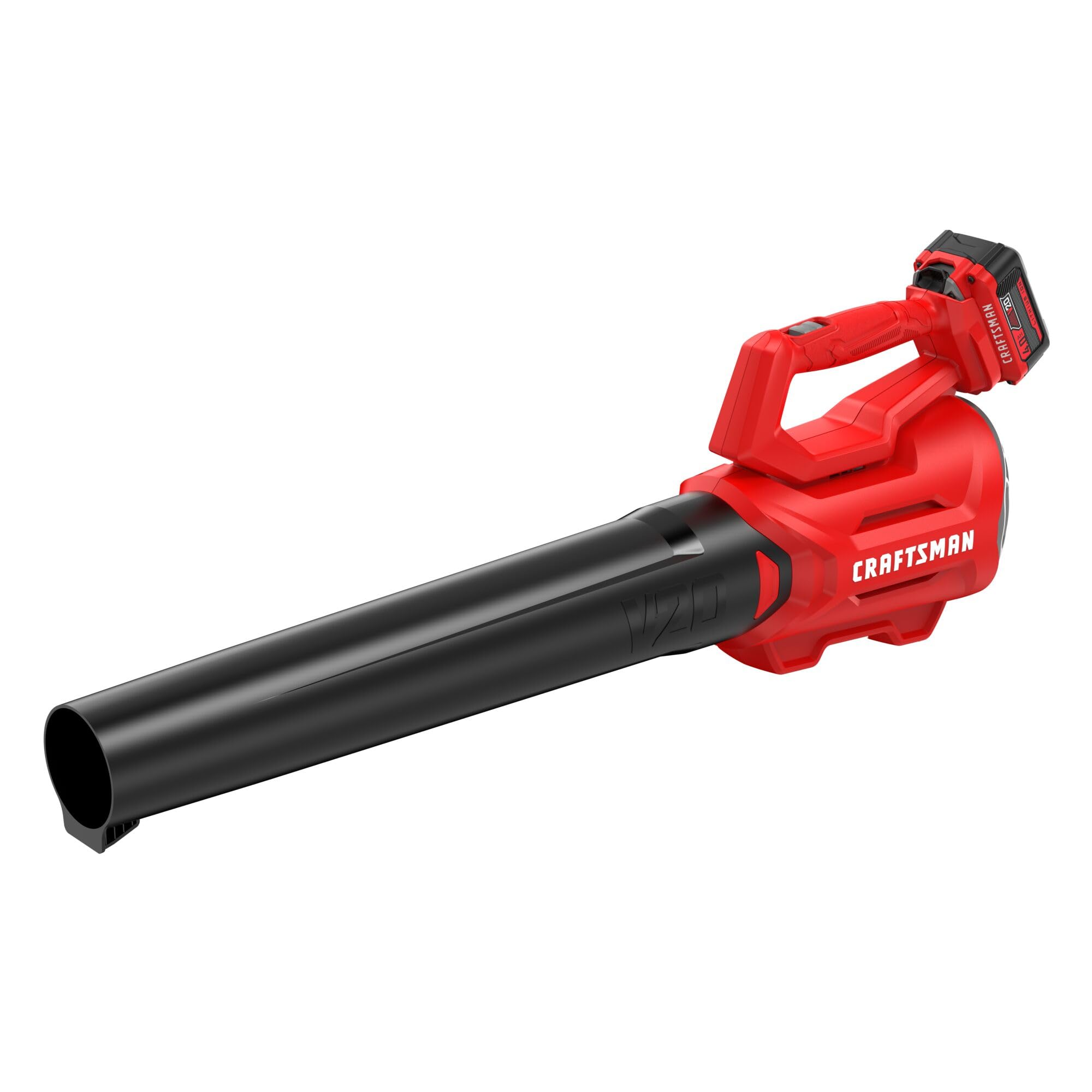CRAFTSMAN V20 - Kit de soplador de Hojas axial inalámbrico con batería de 4.0 Ah y Cargador (CMCBL700M1)