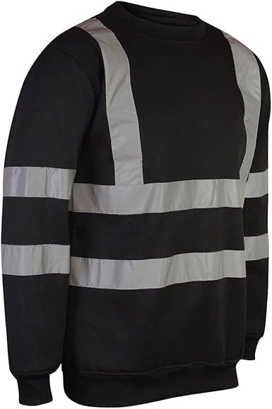black safety sweatshirt