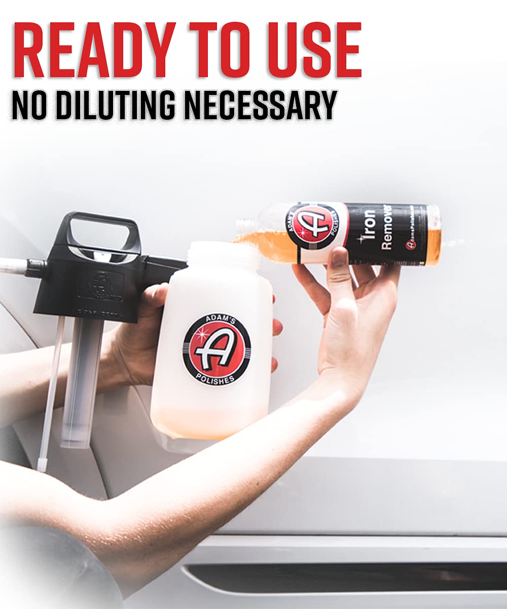 Adam's Iron Remover (16oz) Iron Out Fallout Rust Remover Spray for