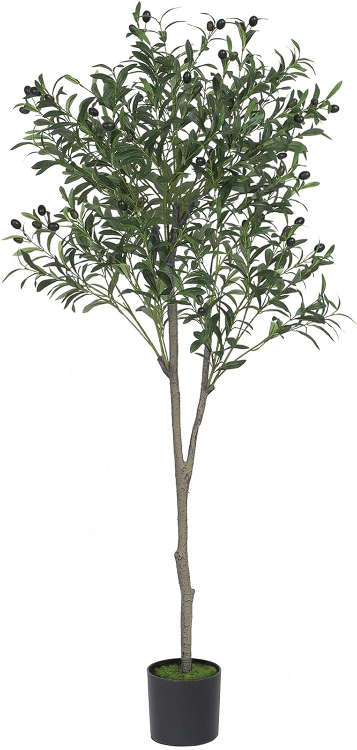 Buy VIAGDO Artificial Olive Tree 5.25ft Tall Fake Potted Olive Silk