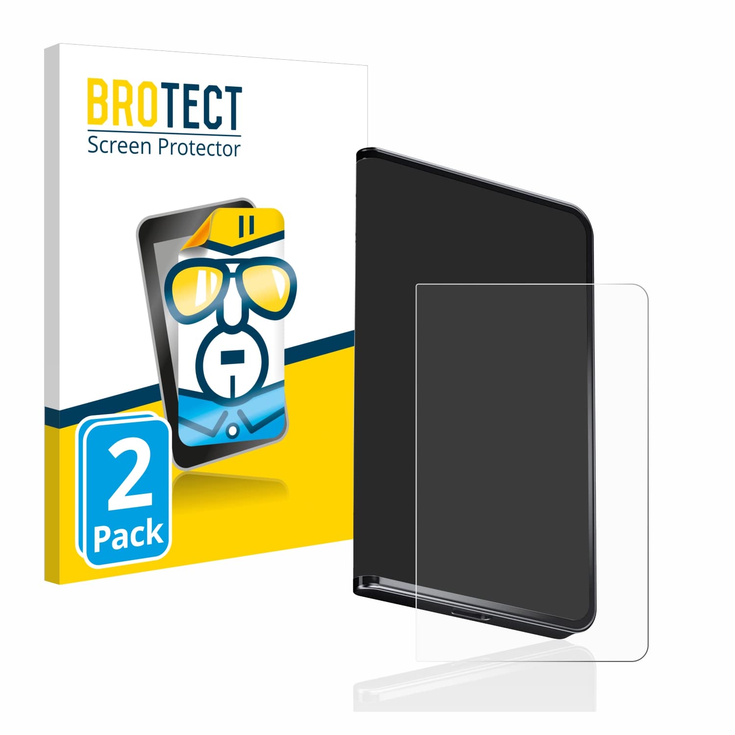 brotect 2-Pack Screen Protector Compatible with Ledger STAX Crypto Wallet - HD-Clear Protection Film