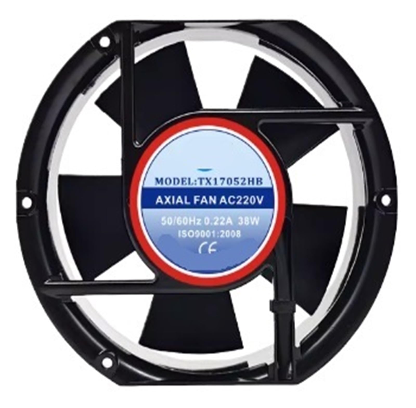 ZBWZXBDJ Fan TX17052HB AC 220V 17CM 17052 2 Wire fan